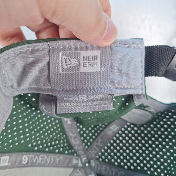 New York Jets Football New Era 9TWENTY Green Adjustable Hat Cap NFL - Picture 7 of 8